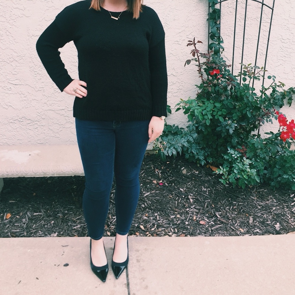 Old Navy Petite Rockstar Super Skinny Darkwash Jeans